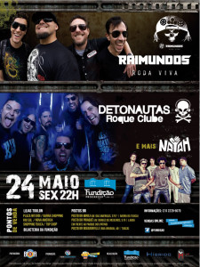 Cartaz do show - Rio de Janeiro
